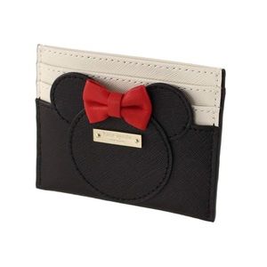 Kate Spade x Disney Minnie Mouse Card Case NWT